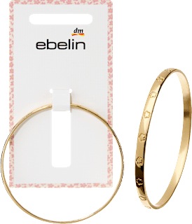 Armreif mit Blumen, Gold-Optik ebelin