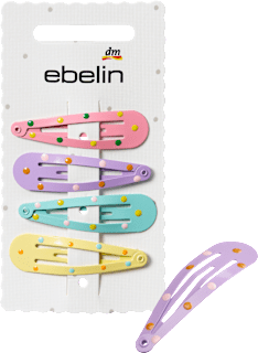 Haarclips mit Punkten, bunt ebelin