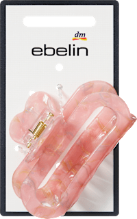 Haarklammer Cut-Out mit Herz, rosa ebelin