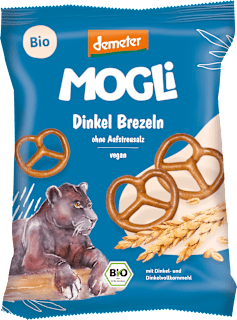 Kindersnack Knabber Gebäck Dinkel Brezeln ab 3 Jahren MOGLi