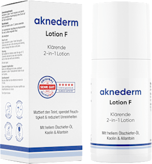 Lotion F gegen Hautunreinheiten Aknederm