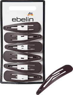 Haarclips mittel, braun ebelin