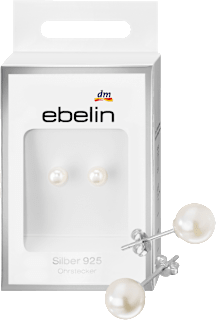 Ohrstecker 925 Silber Perle ebelin