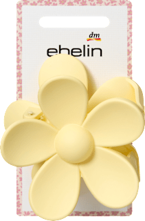 Haarklammer Blume, gelb ebelin