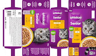 Nassfutter Katze 11 + Jahre Katzenfutter Geflügel Whiskas