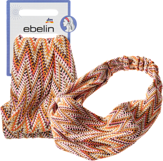 Haarband mit Ethno-Muster, braun ebelin