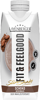 Diät Shake, Slim Shake Schoko, trinkfertig Layenberger Fit+Feelgood