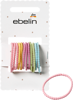 Haargummis Struktur, bunt ebelin