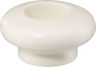 Eierbecher aus Steingut, offwhite (8,7x4,5 cm) dm home