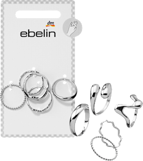 Ringe Silber-Optik ebelin