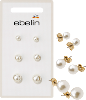 Ohrenstecker Perlen ebelin