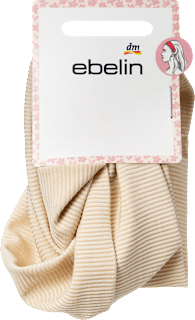 Haarband strukturiert, beige ebelin