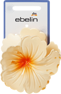 Haarklammer Hibiskus, apricot ebelin