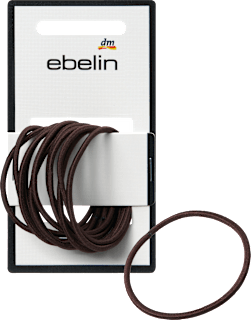 Haargummis dünn, braun ebelin