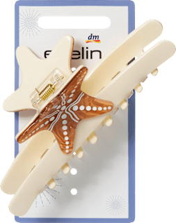 Haarklammer Seestern, creme ebelin