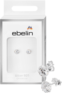 Ohrstecker 925 Silber Strass ebelin