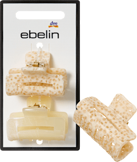 Haarklammern klein, creme ebelin