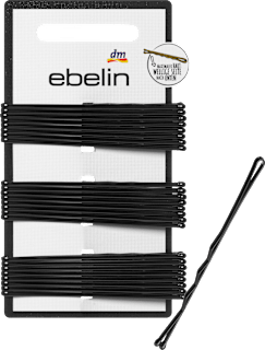 Haarschieber lang, schwarz ebelin