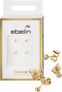 Ohrstecker vergoldeter Modeschmuck  ebelin