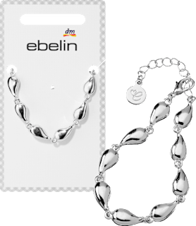 Armband Tropfen, Silber-Optik ebelin