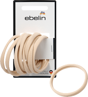 Haargummis weich, blond ebelin