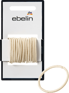 Haargummis klein dünn, blond ebelin
