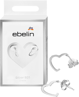 Creolen 925 Silber Herzform ebelin
