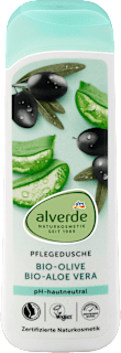 Ápoló tusfürdő bio olívával és bio aloe verával alverde NATURKOSMETIK