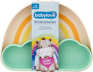 Teller mit Trennschale sortiert babylove