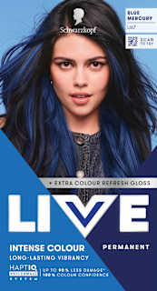 Haarfarbe Intense Colour Permanent Urban Metallics U67 Blue Mercury Schwarzkopf LIVE