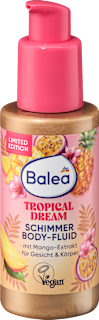 Svetleč fluid za telo in obraz Tropical Dream Balea
