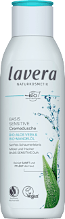 Cremedusche Basis Sensitiv Bio Aloe Vera & Bio Mandelöl lavera NATURKOSMETIK