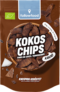 Trockenfrüchte Kokos Chips Kakao followfood