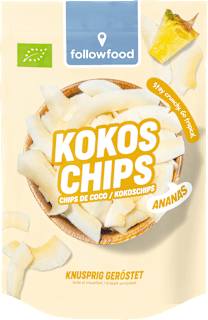 Trockenfrüchte Kokos Chips Ananas followfood