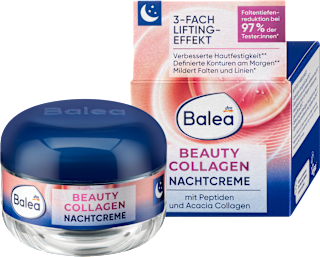 Nočný pleťový krém Beauty Collagen Balea