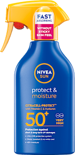 Sprej na opaľovanie Protect & Moisture SPF 50+  NIVEA SUN
