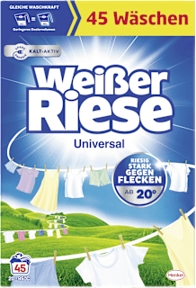 Praškasti deterdžent za rublje – Universal, 45 pranja Weißer Riese