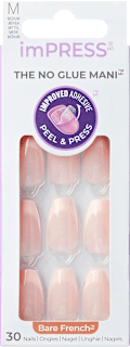 umělé nehty Bare French KISS