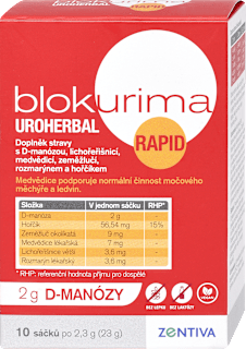sáčky UROHERBAL RAPID 10x2,3g blokurima
