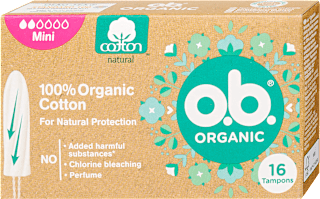 Tampon Organic, Mini O.B.