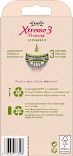 Maszynki do golenia jednorazowe XTREME3 BEAUTY ECO GREEN WILKINSON SWORD