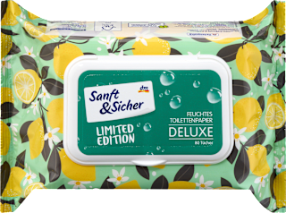 Vlhčený toaletný papier Deluxe Maxi Pack Sanft&Sicher