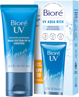 Zaščitni fluid za obraz Aqua Rich, ZF 50 Bioré