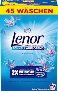 Waschmittelpulver Aprilfrisch Lenor
