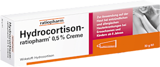 Hydrocortison-ratiopharm® 0,5 % Creme bei allergischen und entzündlichen Hautirritationen,  Juckreiz, sonnenbeanspruchter Haut und Insektenstichen ratiopharm