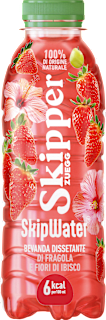 SkipWater bevanda dissetante fragola e fiori d'ibisco Skipper ZUEGG