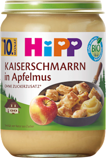 Frucht & Getreide Kaiserschmarrn in Apfelmus ab dem 10. Monat HiPP