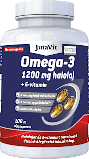 Omega-3 halolaj+E-vitamin kapszula JutaVit