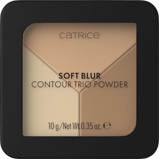 Púder Soft Blur Contour Trio Powder C010 Cool Harmony CATRICE