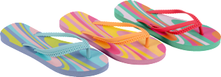Zehentrenner Damen Swirl (1 Paar) Fashy